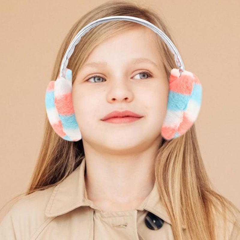 Plush Love Heart Earmuffs for Winter Ear Covers Soft Warm Ear Wraps Cute Cartoon Style Washable Cold Weather Accessories - Image 4