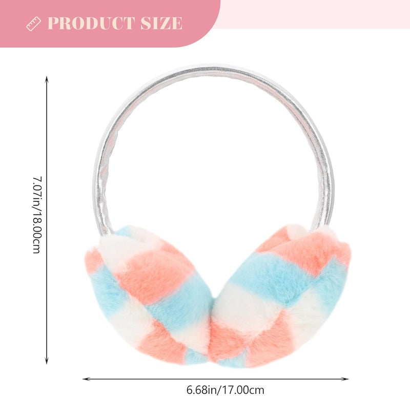 Plush Love Heart Earmuffs for Winter Ear Covers Soft Warm Ear Wraps Cute Cartoon Style Washable Cold Weather Accessories - Image 2