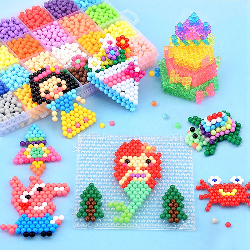 لعبة ألغاز مائية DIY للأولاد والبنات مع خرز مضيء - Image 1