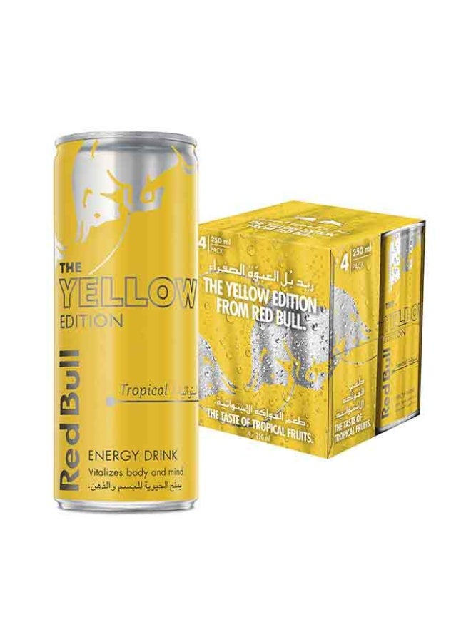 Red Bull Energy Drink Tropical - 4 x 250ml