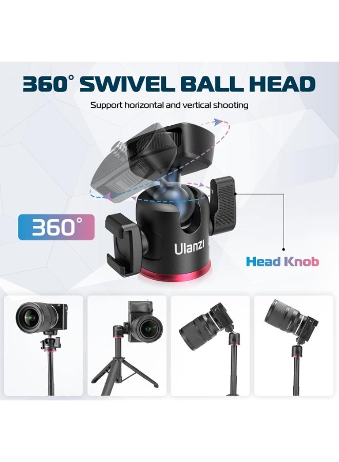 ULANZI MT-73 Extension Pole Tripod, Mini Selfie Stick Tripod Stand Handle Grip for Webcam Canon G7X Mark III Sony ZV-1 RX100 VII A6400 A6600 Cameras Vlogging - view 2