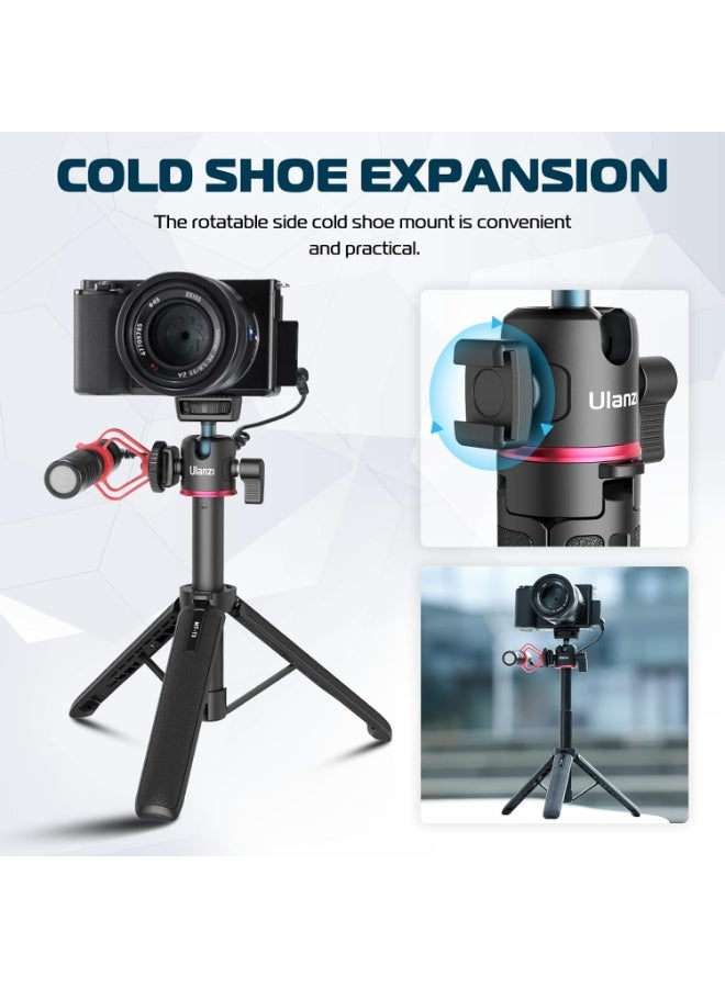 ULANZI MT-73 Extension Pole Tripod, Mini Selfie Stick Tripod Stand Handle Grip for Webcam Canon G7X Mark III Sony ZV-1 RX100 VII A6400 A6600 Cameras Vlogging - view 5