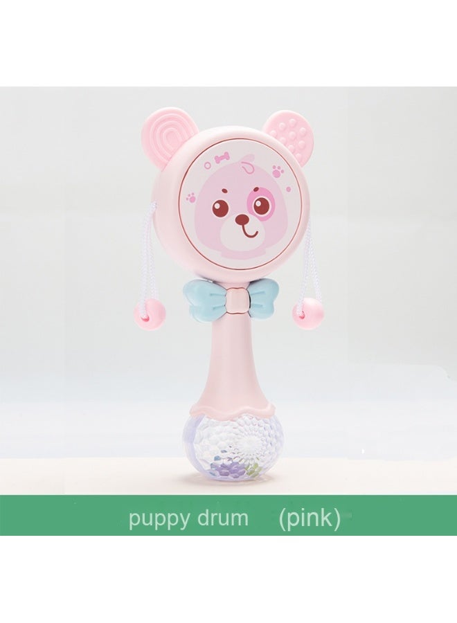 Baby Shaker Rattle Hand Drum - Newborn Soothing Toy