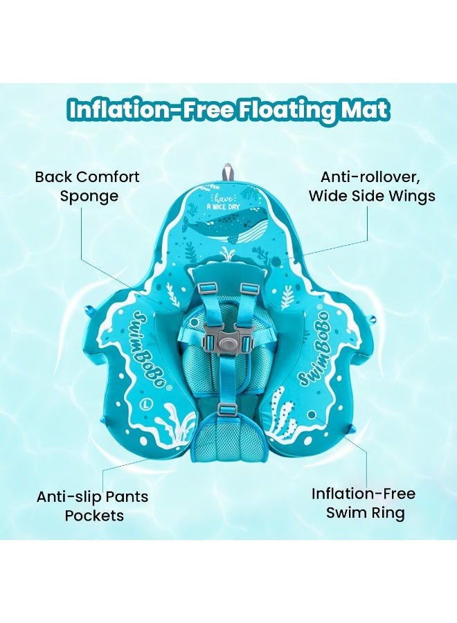 Jorunb Baby Pool Float, PVC Summer Swimming Float with Safe Seat, Toddler Pool Float, Fun Ride-on Raft Pool Baby Beach Supplies for Toddlers, Pool Toys - Image 2