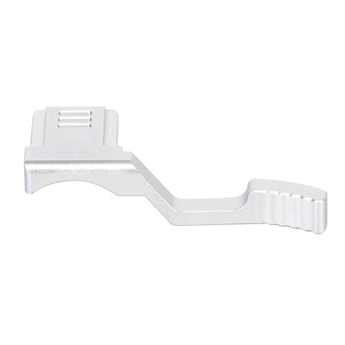 SZZCNOX Metal Thumbs Up Grip Compatible with Fuji Fujifilm XT30IIIXT20IIIXT10IIIXT30IIXT20II XT10IIXT30XT20XT10XT50 Mirrorless Cameras Thumb Rest Support with Hot Shoe Cover Silver - Image 3