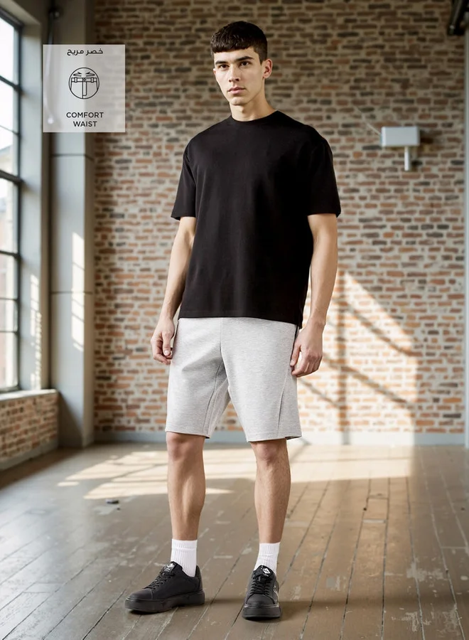 ADOT by Splash Regular Fit Shorts with Drawstring Closure
