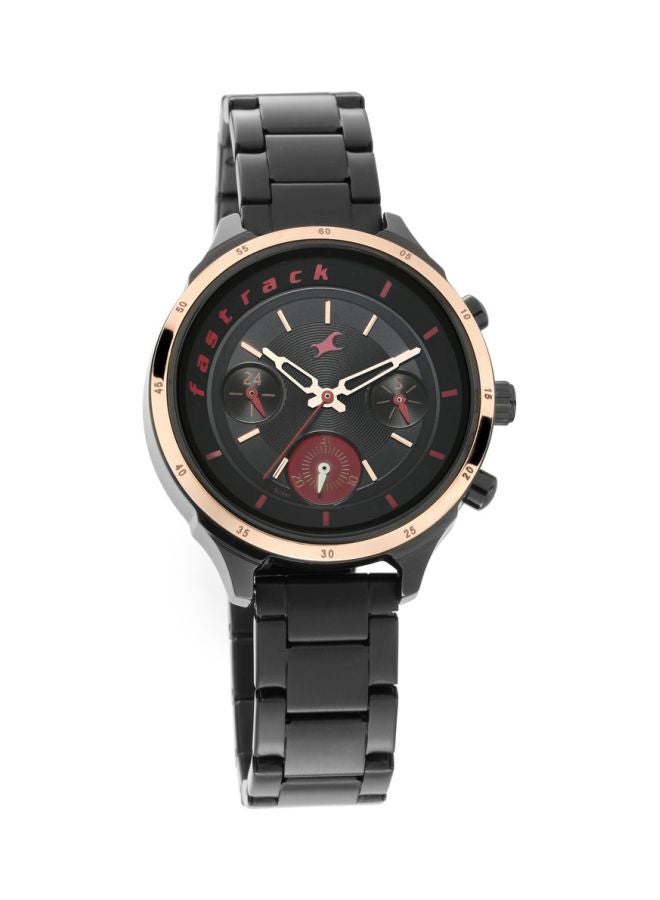 fastrack Girls Stainless Steel Chronograph Watch T6186KM01 - Image 1