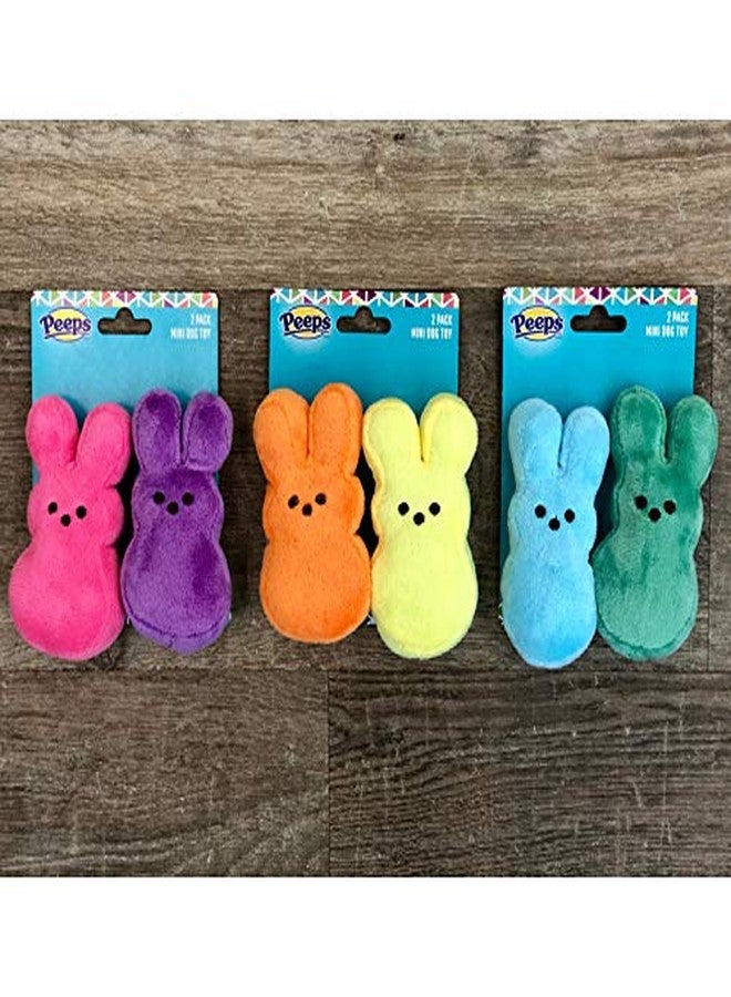 Peeps for Pets Plush Bunny Toys for Dogs, Pink/Purple, Mini/2 Pack | Fun Way to Keep Your Pet Entertained for Hours | Soft, Cute, Cuddly, and Squeaky Dog Toys for Easter or Everyday Use - Image 3