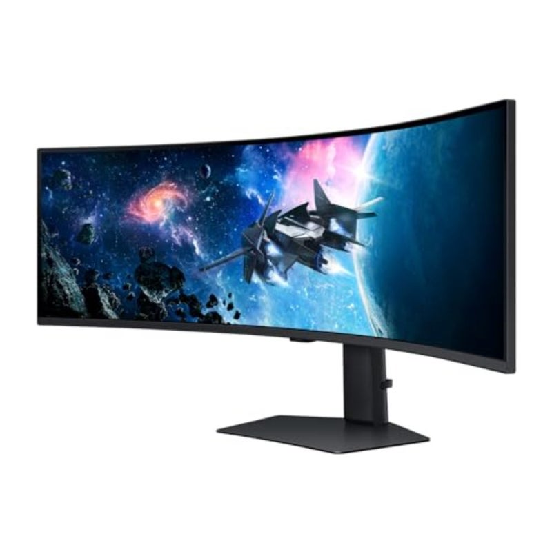 Odyssey G9 G9G95C 1 unit gaming monitor for PC gamers, quantum dot curved VA panel, ultra-smooth motion clarity, black color, 1000R curvature with dual QHD resolution - Image 3
