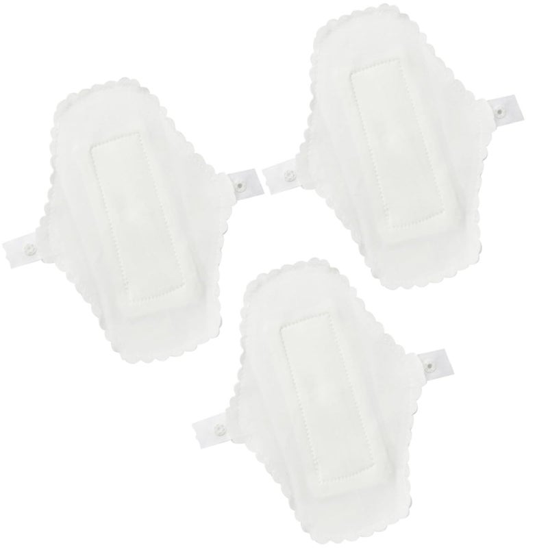 Reusable Waterproof Cloth Sanitary Pads Washable Cotton Menstrual Towels 180mm Leak Resistant Panty Liners 3pcs Set - Image 2