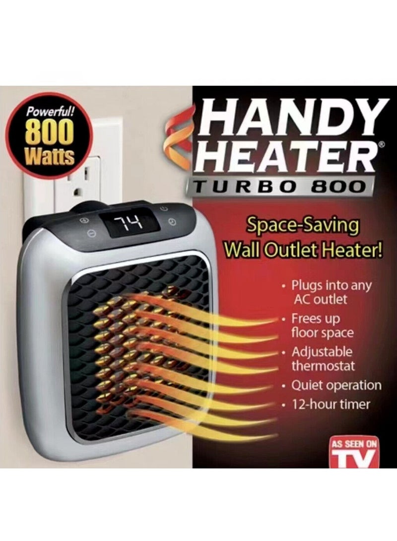 DubaiGallery Handy Heater Turbo - Space-saving plug-in wall-mounted personal heater  - Image 1