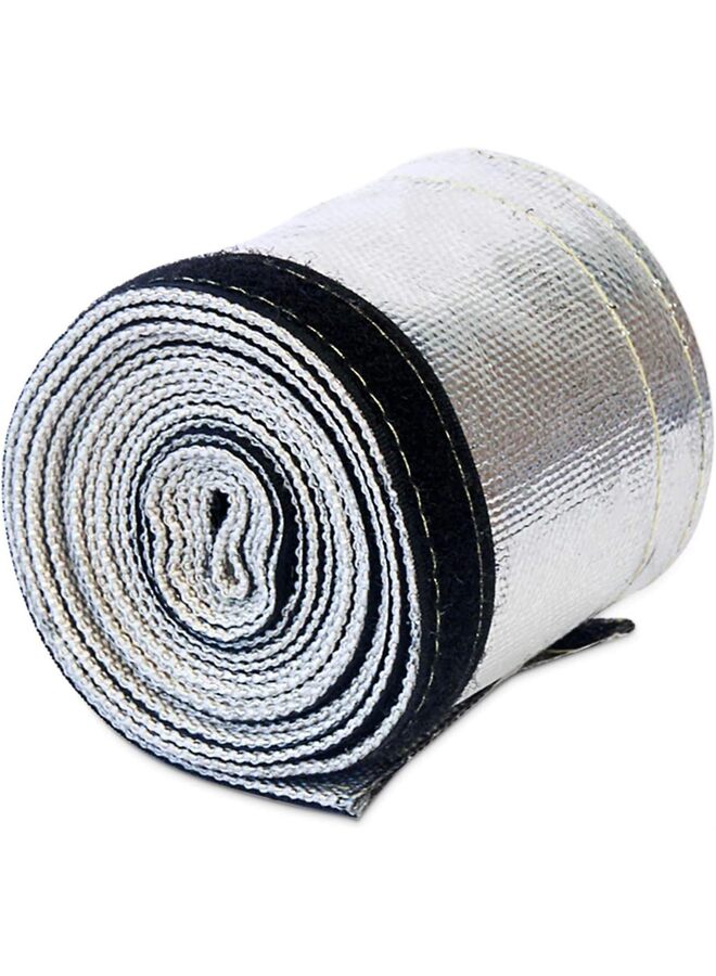 درع حراري، غلاف مطلي بالألمنيوم، درع حراري، أنابيب وأسلاك زيت، (قطر فيلكرو 10 مم/15 مم/35 مم) (الحجم: 10) - Image 1