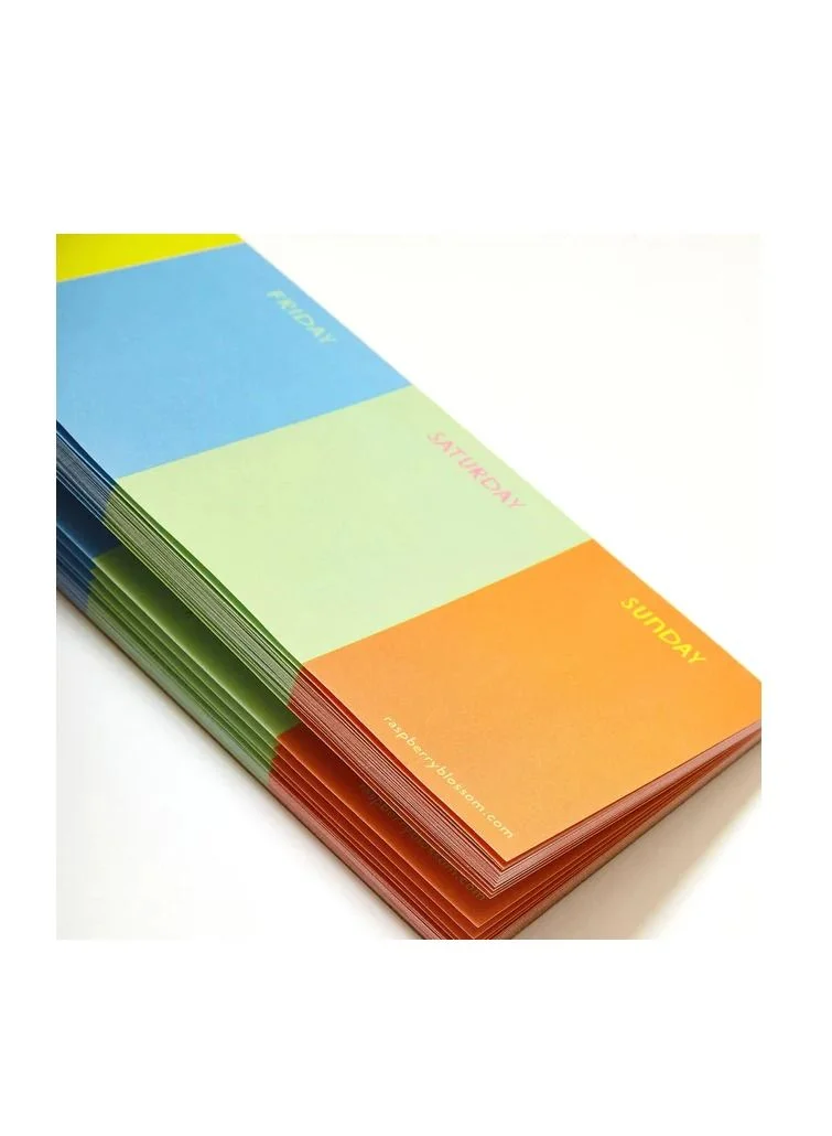 Raspberry Blossom Weekly Keyboard Jot Pad
