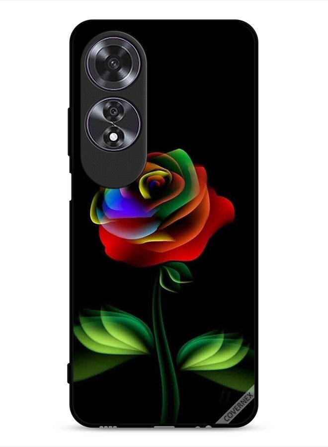 Covernex Oppo A60 Protective Case Cover Rainbow Color Rose - Image 1