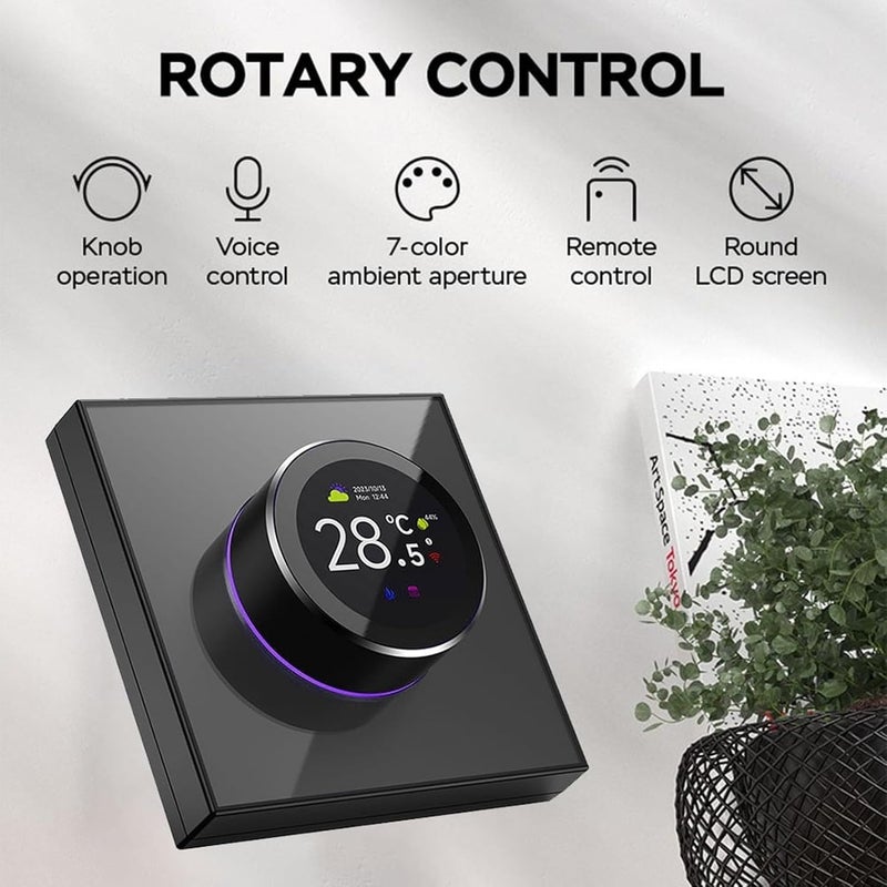 Hot & cold climate compatible Programmable WiFi Thermostat Smart Temperature Controller, Voice Household Thermostat Controller, 2 Way Rotating Smart Knob Controller with Light Affordable purchase options Light & sturdy Global easy assemble picks All-scene tailored quality Cross-material combo compatible All-round well-engineered practical build All preference matching build Certified stocked merchandise Temp fluctuation resistant crafted quality Bulk storage easy optimized build Cost effective upgraded craftsmanship All storage space compatible Narrow & wide space compatible Regulated warehouse storage Modern practical shape Daily universal pick General purpose design Full land route delivery Fixed & portable compatible KSA market compliant quality All temp range compatible build Backup reserve local stock Transparent body Fast & slow shipment compatible - Image 2
