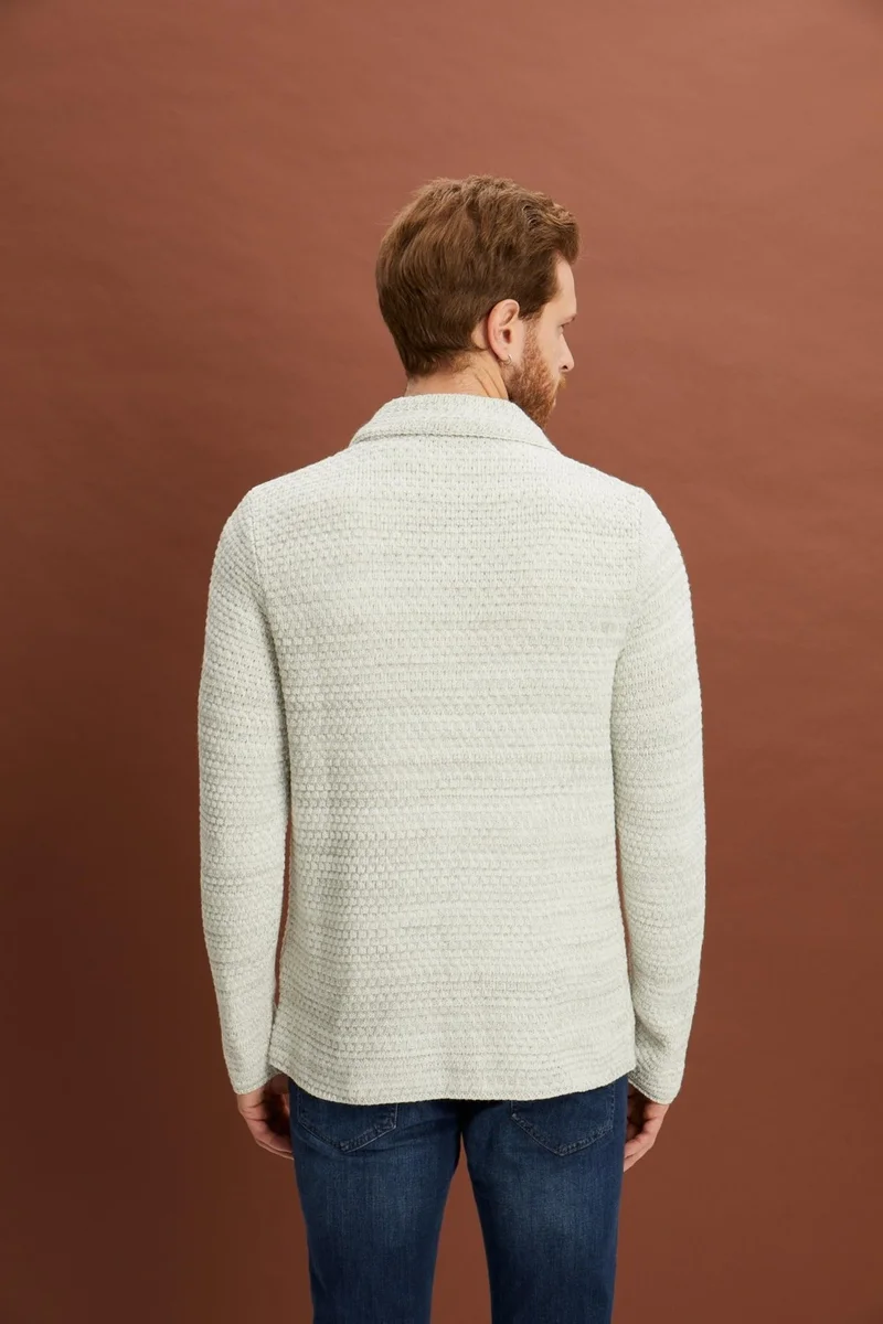 الكسندر جاردي V-Neck Buttoned Knit Cardigan (E22-5715)