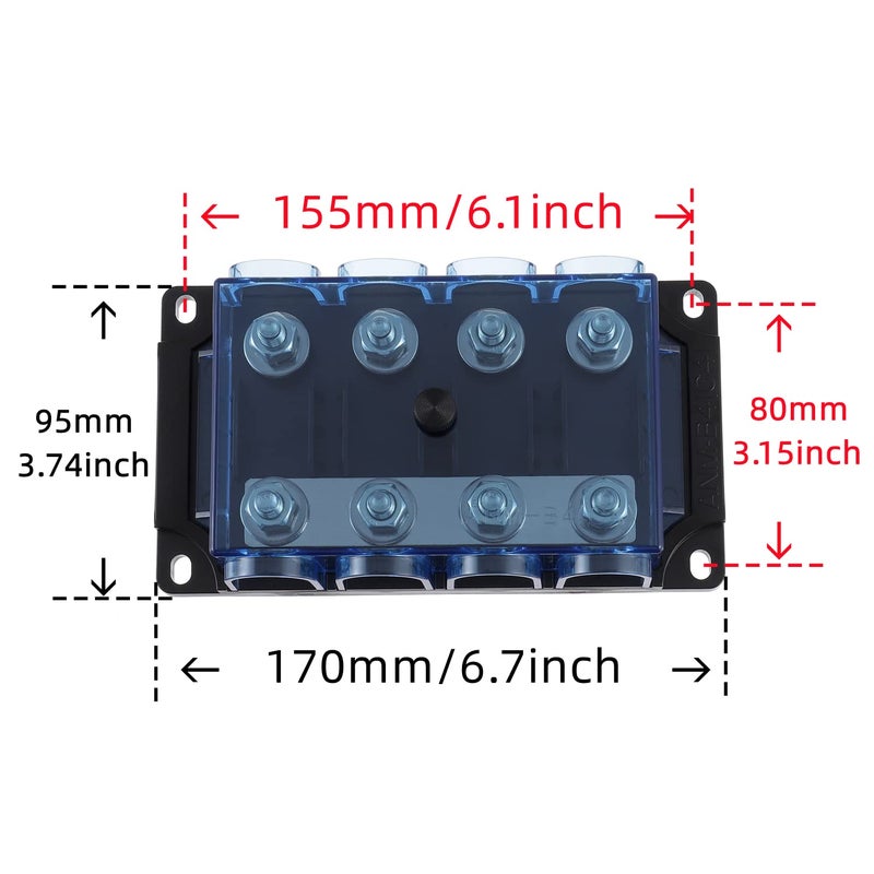 BOJACK حامل الفيوزات الضخم BOJACK 4-Way - Image 5