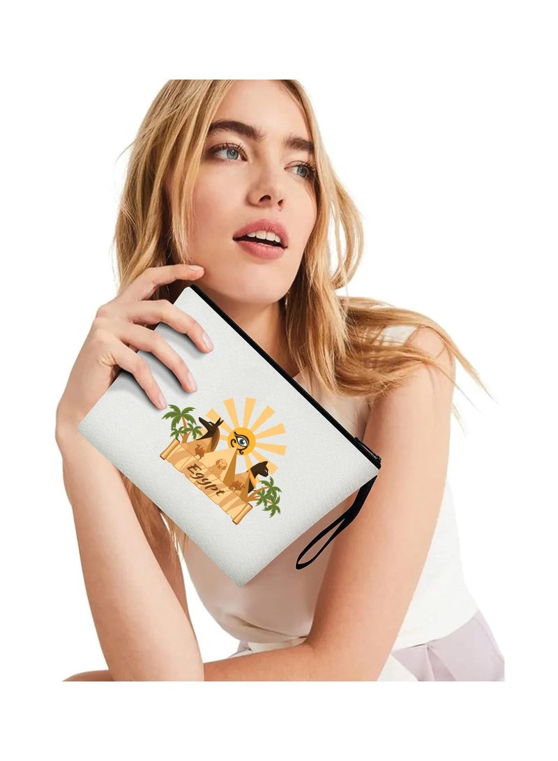 حقيبة مستحضرات التجميل لليوم الوطني المصري - مصر مع حقيبة المكياج هذه - مثالية لعيد الاستقلال المصري مع حقيبة مستحضرات التجميل الأنيقة هذه - هدية لأي مصري - Image 4