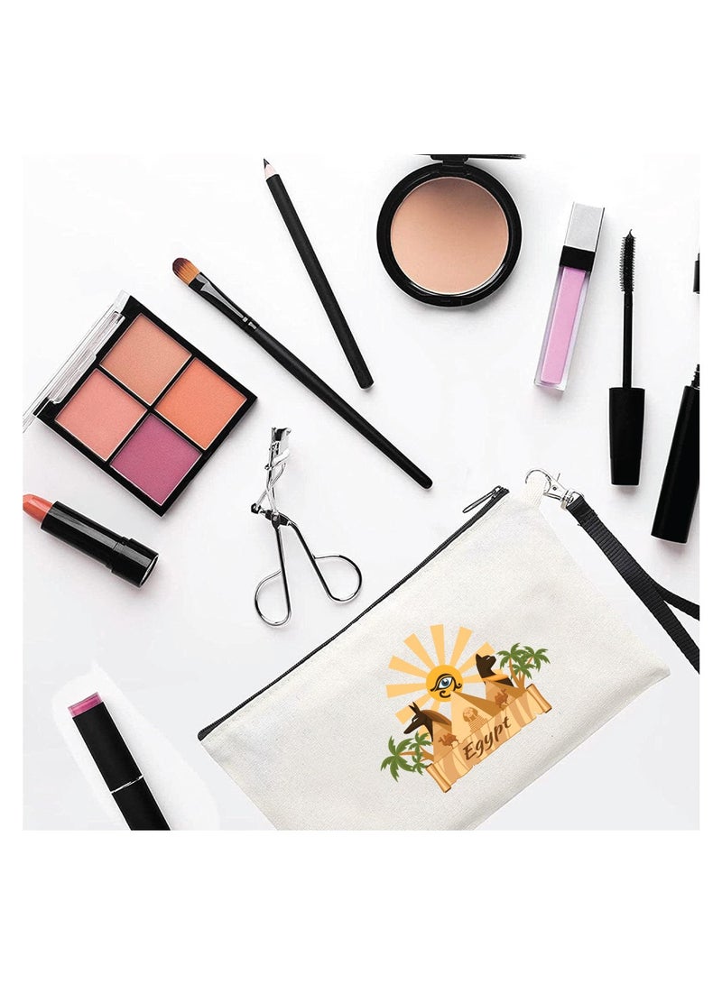 حقيبة مستحضرات التجميل لليوم الوطني المصري - مصر مع حقيبة المكياج هذه - مثالية لعيد الاستقلال المصري مع حقيبة مستحضرات التجميل الأنيقة هذه - هدية لأي مصري - Image 2