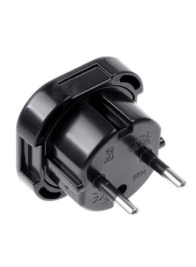 2Pcs EU Travel Plug Adapter, UK 3 PIN to European 2 PIN Plug Converter Type C, E, F for International Travelling - Image 3