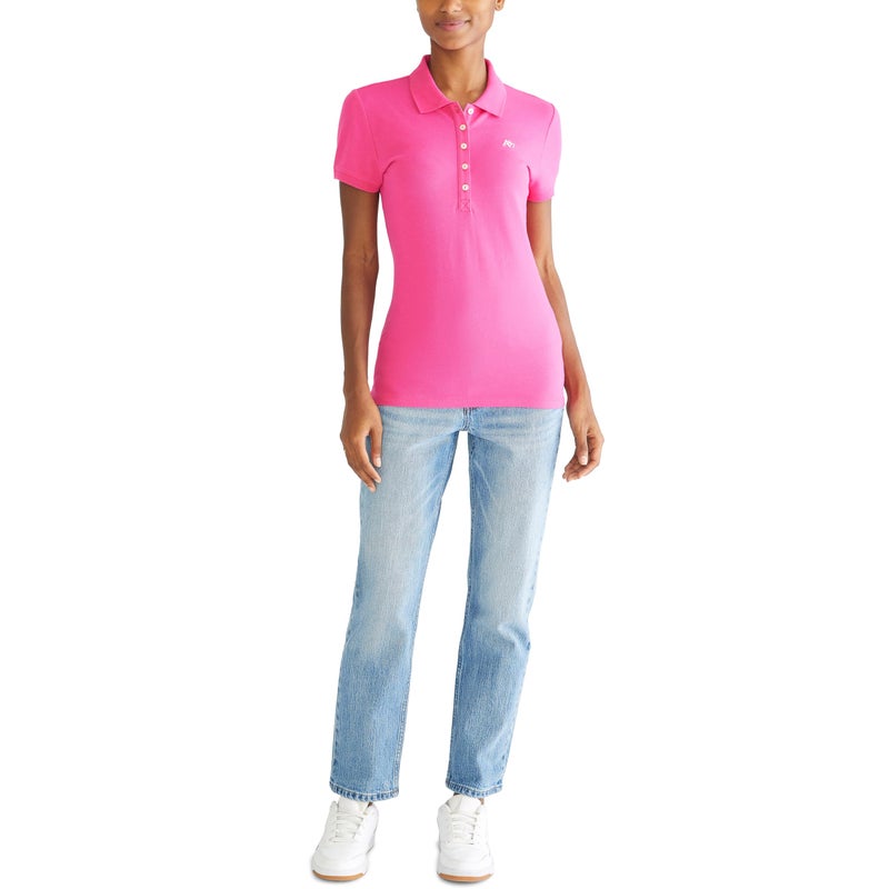 Aeropostale Aero Solid A87 Polo, Fucshia Purple, XXL - Image 2