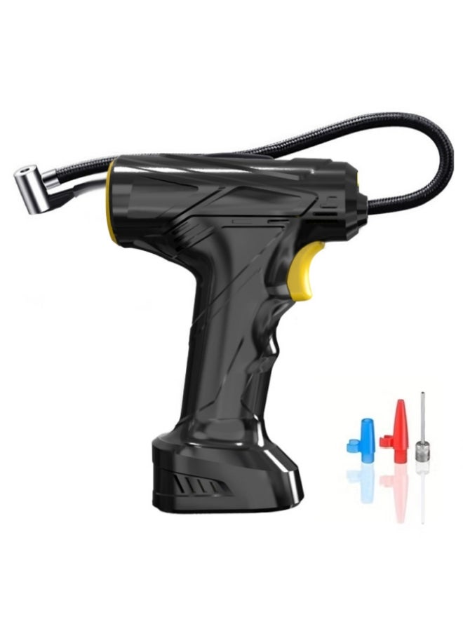 Generic Tire Inflator Portable Air Compressor-Air Pump for Car-36000mAh Electric Air Compressor-150 PSI Tire Pump Cordless-Portable Air Pump with Touch Screen/Gauge/Light for Motorcycle, Bike, Ball (Black)  - Image 1