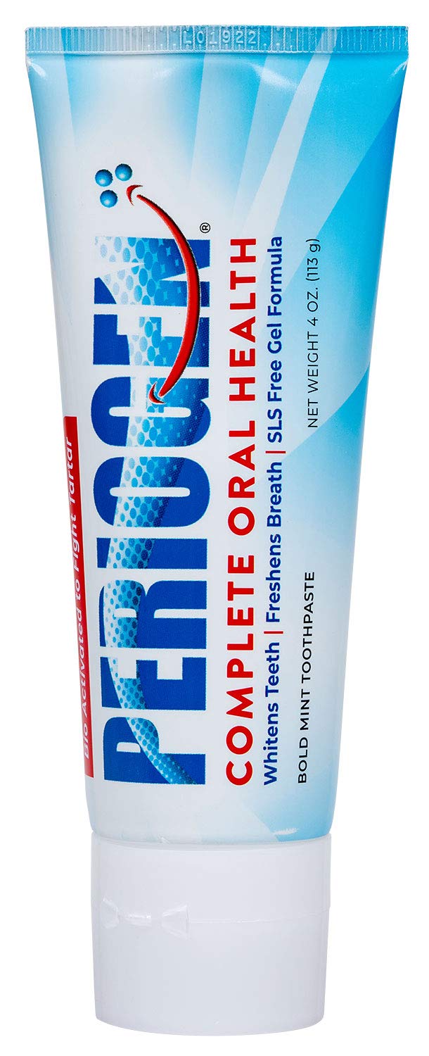 Periogen Tartar Control Toothpaste SLS Free Enamel Safe Whitening Gel Formula Get Your Teeth Hygienist Clean with Periogen Oral Care - Image 1