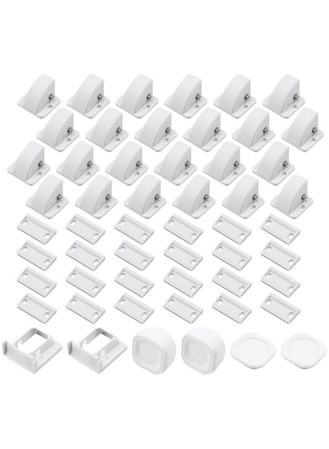 CUXFLS Magnetic Cabinet Lock for Baby Safety, Multi-Purpose Adhesive Child Lock, Safe & Easy Install, No Need for Screws or Tools(24 locks and 2 Keys) - Image 1