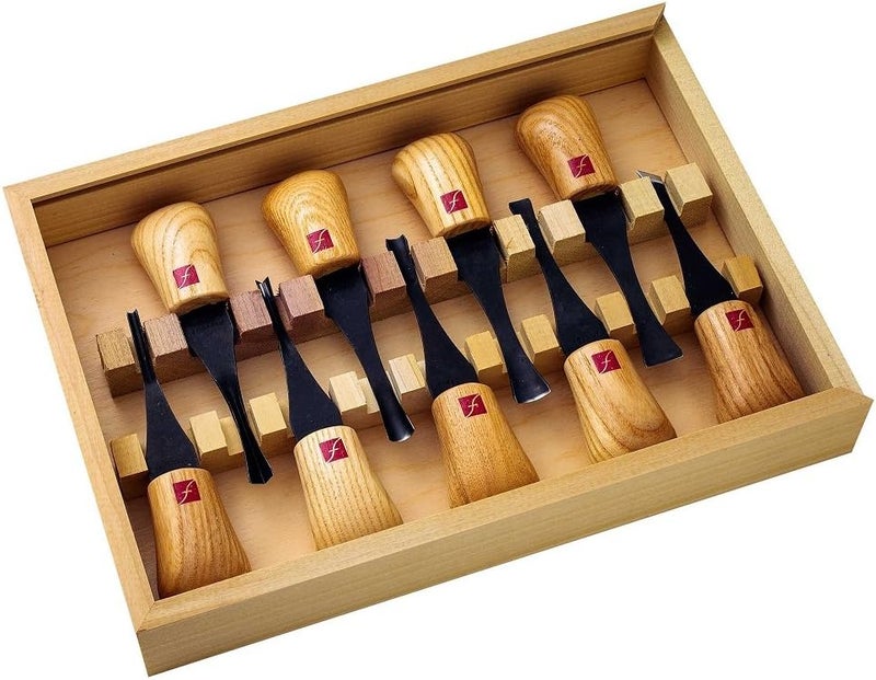 FLEXCUT FR804 Micro Palm Carving Tools Set of 4 for Fine Detail Work - Image 4