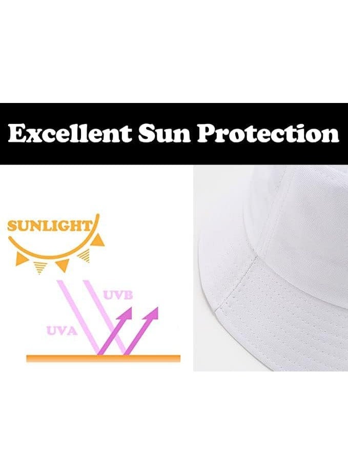 JCD 3 Packs Unisex Solid Color Athletic Bucket Hats with UV Protection, Packable for Outdoor Sports - Image 3