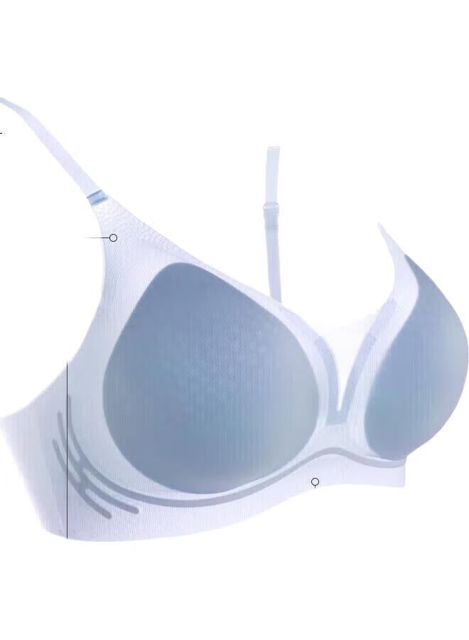 Aimer Women'S Wireless Soft Support Smooth Surface Seamless Back Support Vest-Style Bra Set Women'S Underwear Panties - Image 1