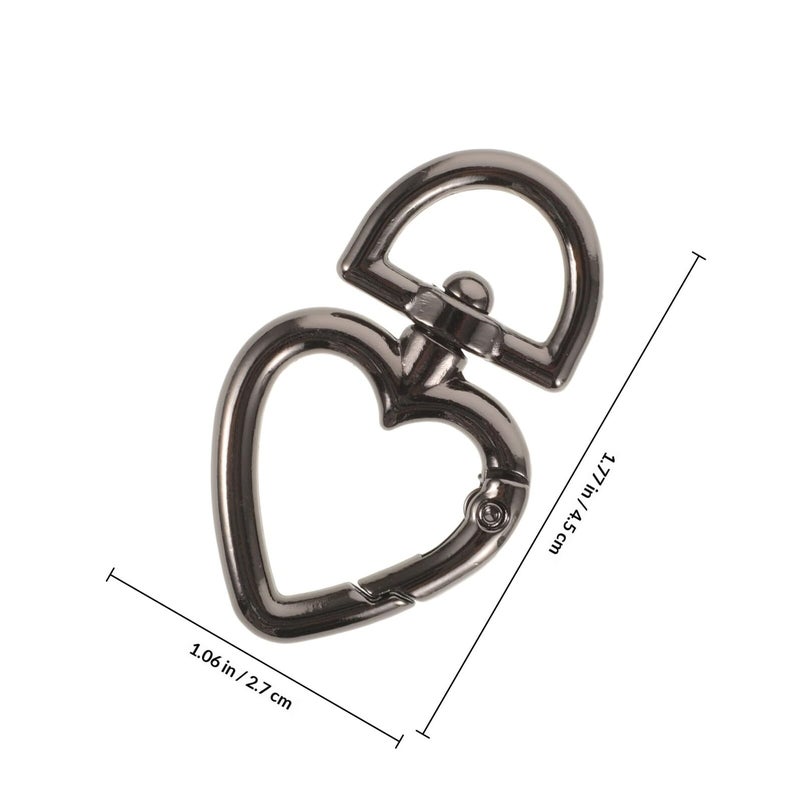 Zinc Alloy D Ring Carabiner Keyring Clip 10pcs For Outdoor Hiking Backpack Bag Accessories - Image 3