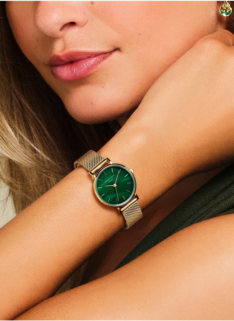 RoseField - Women's Small Edit Emerald Mesh Watch SEEGMG-SE72 - 26mm - Image 1