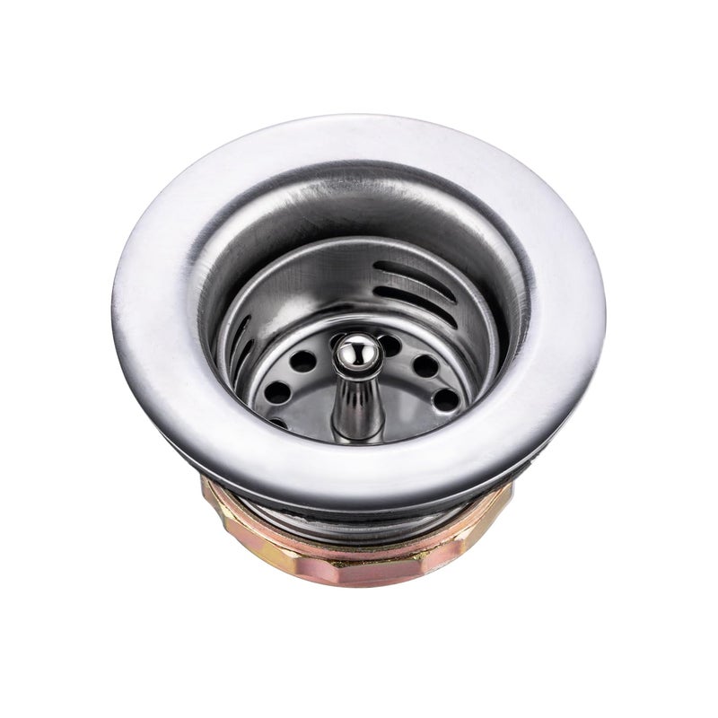 Sepaitek 2" Stainless Steel RV Sink Drain Strainer Basket, Prep Bar Sink Drain Assembly, Small Drain Fits 2-Inch Openings - Image 1