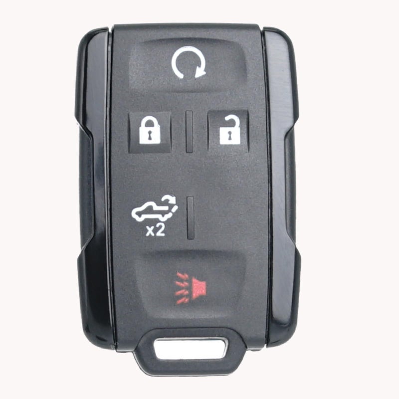 SUPALAND Keyless Entry Remote Start Control Key Fob Replacement Fits for Chevy Silverado GMC Sierra 1500 2500 3500 2019 2020 2021 2022 2023 M3N32337200 Chrome 84209236 Tailgate Button - Image 2