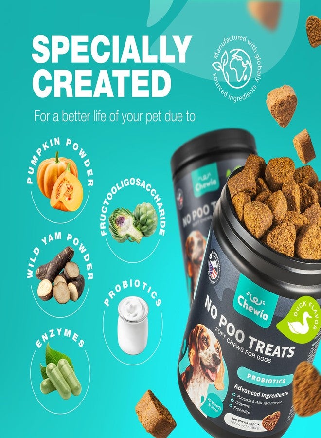 CHEWIA No Poo Chews for Dogs - Coprophagia Deterrent - Dog Probiotics for Digestive Health with Enzymes - Canine Stool Eating Deterrent - Digestive, Dental, Gut & Immune Health Treats - No Poop Eating - Image 5