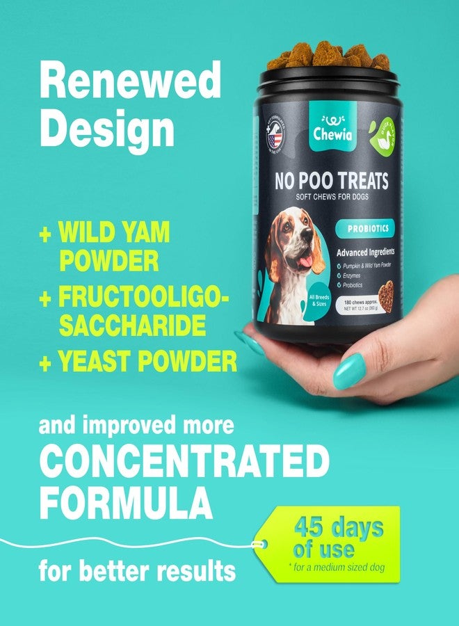 CHEWIA No Poo Chews for Dogs - Coprophagia Deterrent - Dog Probiotics for Digestive Health with Enzymes - Canine Stool Eating Deterrent - Digestive, Dental, Gut & Immune Health Treats - No Poop Eating - Image 2