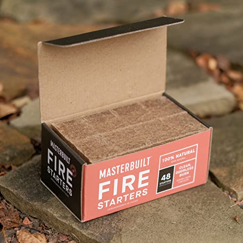 Masterbuilt® Pure-Parrafin All-Natural Odorless Wax Fire Starters for Charcoal Grilling, Made for Gravity Series but Compatible with All Charcoal Grills & Fireplaces, 48-Count, Model MB20091521 - Image 4