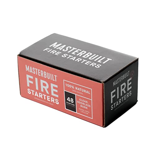 Masterbuilt® Pure-Parrafin All-Natural Odorless Wax Fire Starters for Charcoal Grilling, Made for Gravity Series but Compatible with All Charcoal Grills & Fireplaces, 48-Count, Model MB20091521 - Image 2