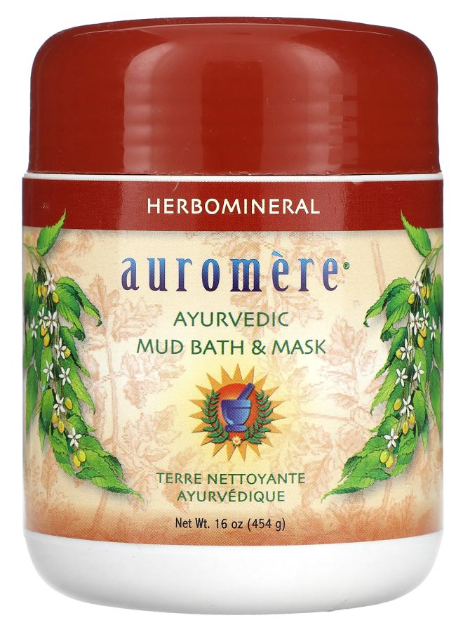 Auromere Ayurvedic Mud Bath & Mask 16 oz (454 g)