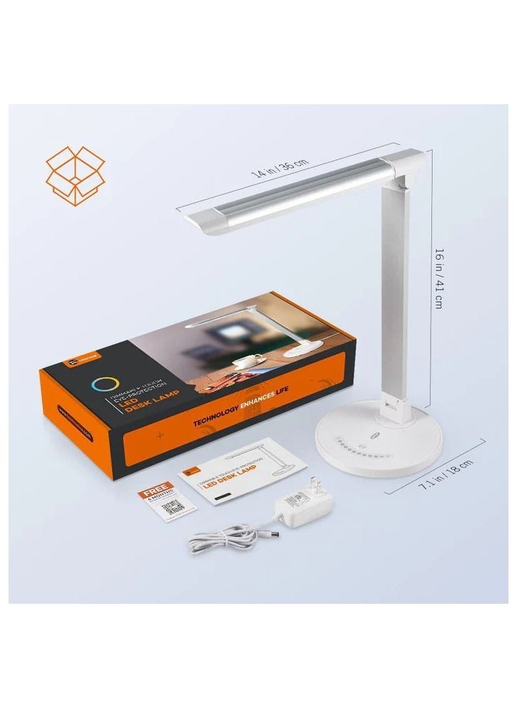 TaoTronics - TaoTronics LED Desk Lamp Office Table Lamps with USB Charging Port - Image 1