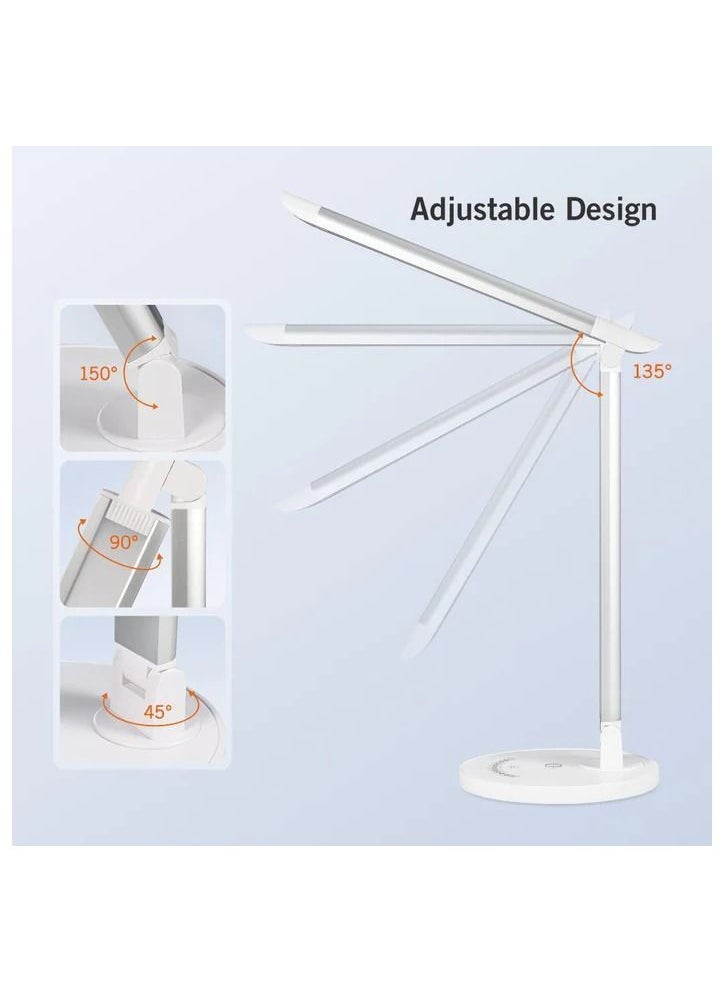 TaoTronics - TaoTronics LED Desk Lamp Office Table Lamps with USB Charging Port - Image 1