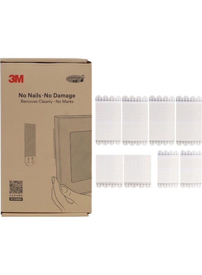 3M 3M Invisible Magic Hook, Strong Adhesive Hooks, Wall-Mounted Hooks For Photos, 28 Mixed Sets - Image 3