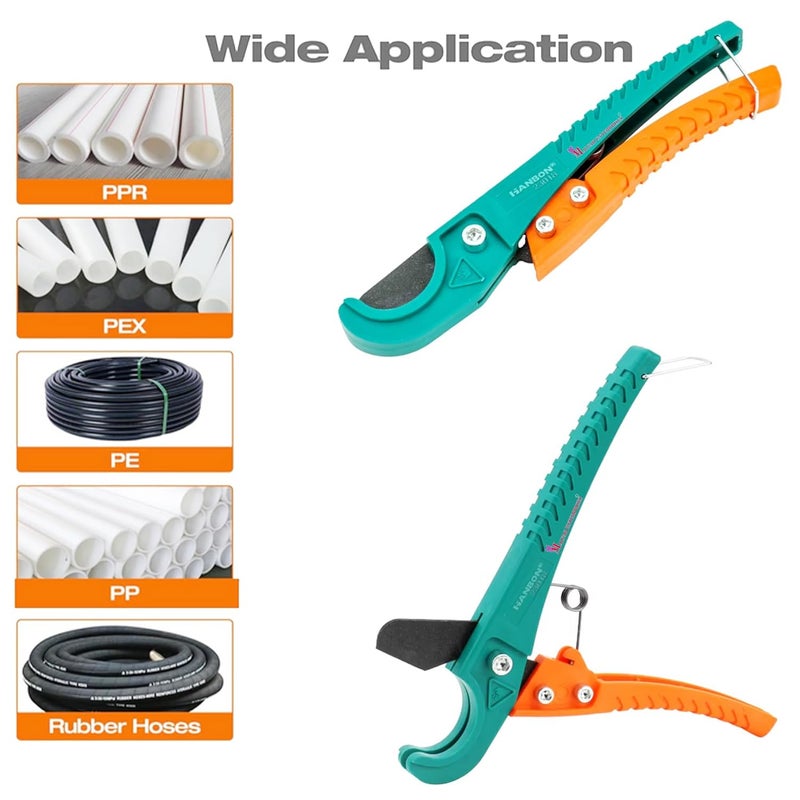 Malfah Enterprises Malfah PVC Pipe Cutter Steel Cutting Blades for Heavy Duty Wire Cutter for Cutting Copper Aluminum Durable Material to Ensure Sharpness Longetivity Hanbon 23016  - Image 3