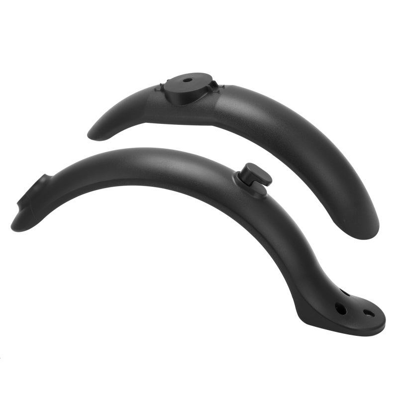 Electric Scooter Fenders: Black ABS PC Front Rear Mudguard Set - Light Durable Splash-Proof, Aluminum Reinforced Mounting - for Xiaomi M365, M365 PRO, PRO2, 1S, LITE Electric Scooters - Image 2
