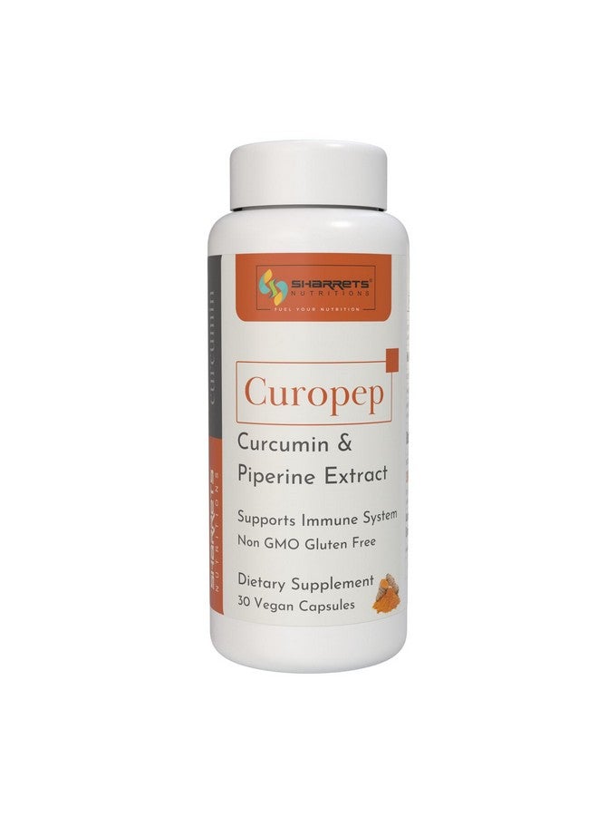 Sharrets Curopep 30 Capsules: Unlock Holistic Wellness With Curcumin & Piperine. - Image 1