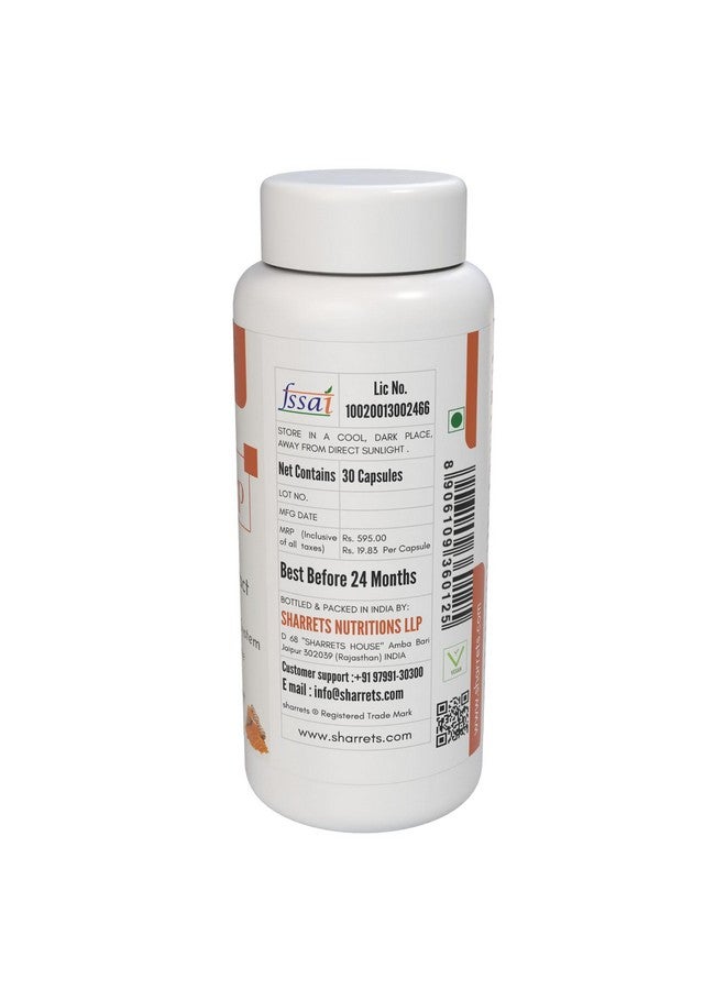 Sharrets Curopep 30 Capsules: Unlock Holistic Wellness With Curcumin & Piperine. - Image 3