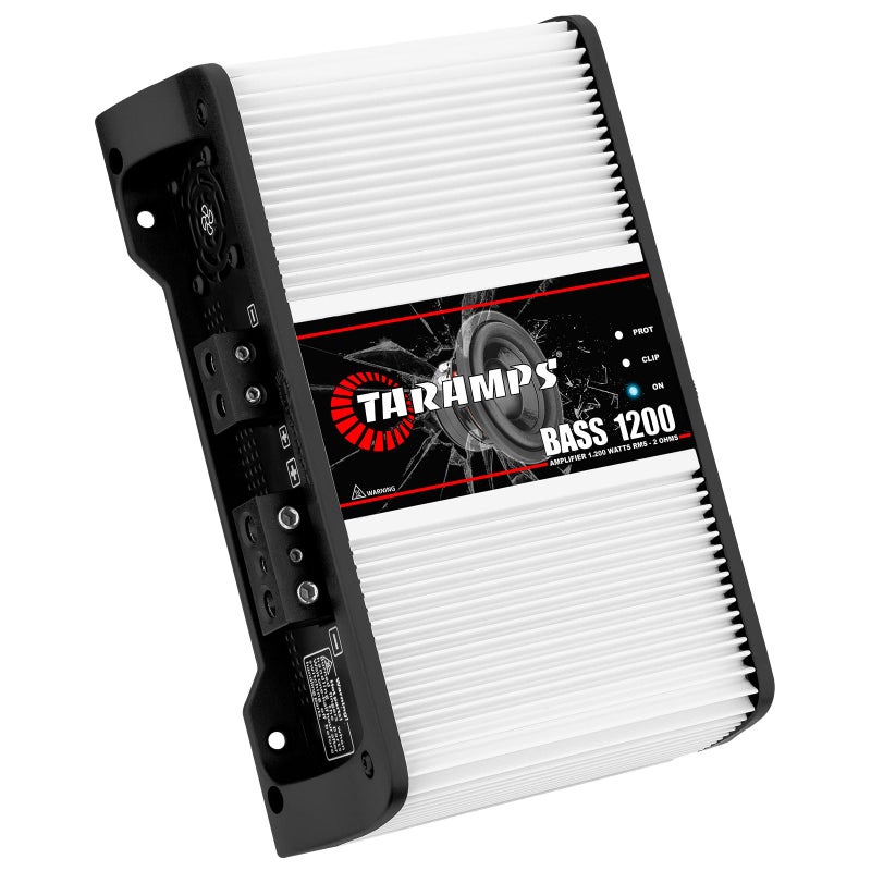 Taramp's Taramps BASS 1200 2 Ohms 1 Channel Mosfet Amplifier 1200 Watts RMS, Monoblock, Crossover, Bass Boost, RCA/High Level Input, Class D, Car Audio, Monitor Level Remote Included, Great for Subwoofers - Image 2