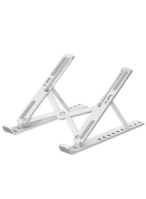 Portable Laptop Stand for Desk with Large Anti-Slip Pads - Adjustable 7 Angles Computer Riser - Foldable Laptop Holder Compatible 10-15.6” Laptops