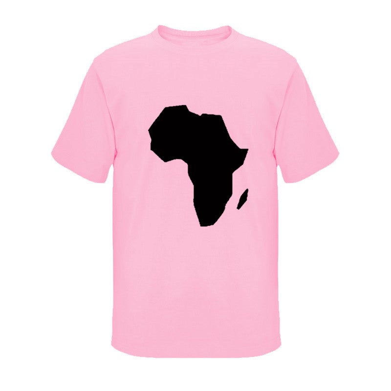 T-Shirt Fashion Leisure Map Pattern Supply Dunhuang Wish Best Selling - Image 1